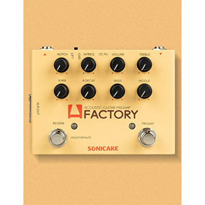 SONICAKE A Factory DuaLane Acoustic Preamp Pedalı